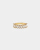 Raising Hell Women's Baquette Ring Iced Gold