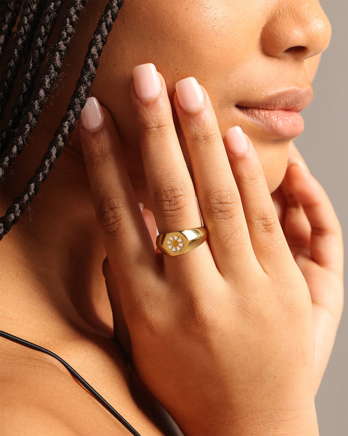 Raising Hell Women's Daisy Ring Gold