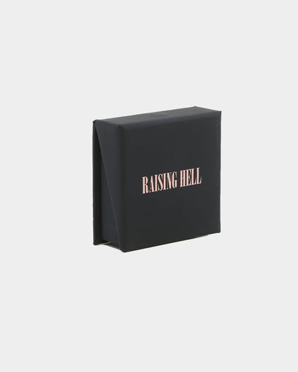 Raising Hell Women's Flower Studs Gold