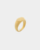 Raising Hell Women's Fuck Off Signet Ring Gold