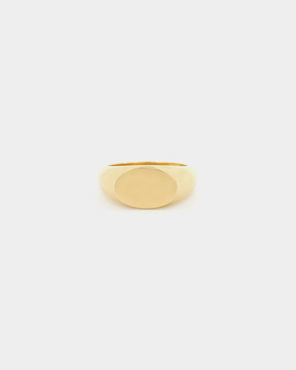 Raising Hell Women's Signet Ring Gold