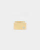 Saint Morta Iced Signet Ring Gold