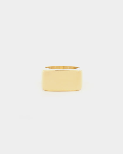 Saint Morta Signet Ring Gold