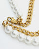 Saint Morta Double Pearl Chain Pearl/Gold