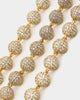 Saint Morta Iced Baller Chain 20" Iced Gold
