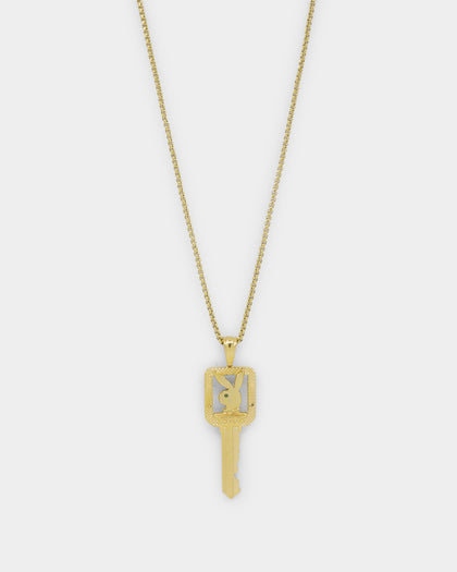 HUF X Playboy Key Pendant Chain Gold