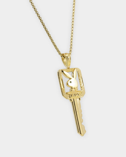 HUF X Playboy Key Pendant Chain Gold