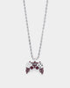 Wild For The Weekend Crystal Controller Pendant Necklace Silver