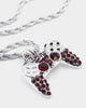 Wild For The Weekend Crystal Controller Pendant Necklace Silver