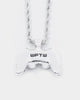 Wild For The Weekend Crystal Controller Pendant Necklace Silver
