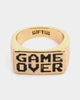 Wild For The Weekend Game Over Signet Ring Gold