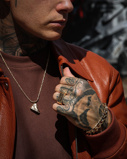 Wild For The Weekend Game Over Signet Ring (Medium) Gold