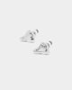 Wild For The Weekend High Top Stud Earrings Silver