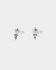 Wild For The Weekend High Top Stud Earrings Silver