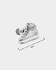 Wild For The Weekend High Top Stud Earrings Silver