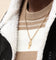 Wild For The Weekend Lightning Pendant Necklace Gold