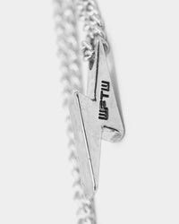 Wild For The Weekend Lightning Pendant Necklace Silver