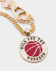 Wild For The Weekend Baller Basketball Necklace Gold