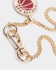 Wild For The Weekend Baller Basketball Necklace Gold