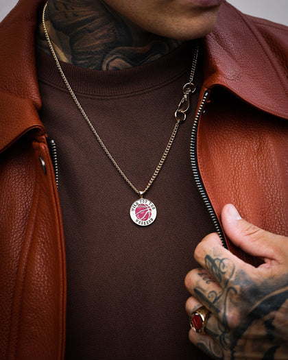 Wild For The Weekend Baller Basketball Necklace Gold