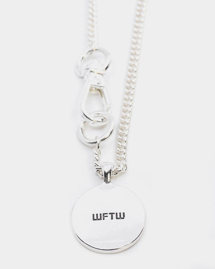 Wild For The Weekend Baller Basketball Necklace Silver