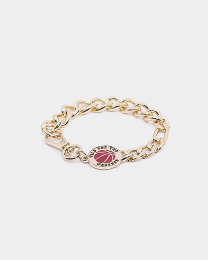 Wild For The Weekend Baller Basketball Bracelet Gold