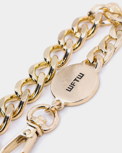 Wild For The Weekend Baller Basketball Bracelet Gold