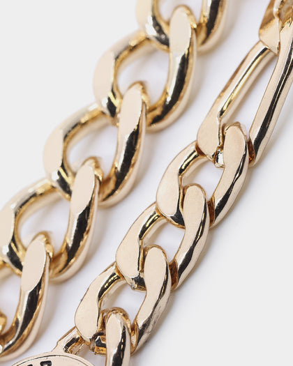 Wild For The Weekend Baller Basketball Bracelet Gold