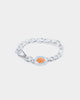 Wild For The Weekend Baller Basketball Bracelet Silver