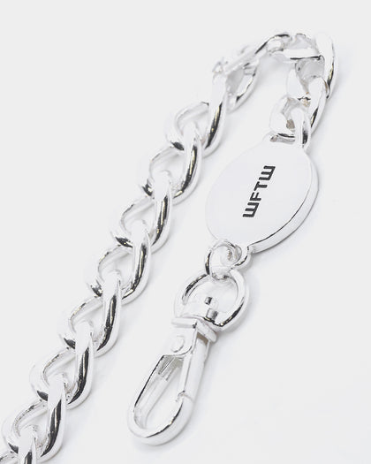 Wild For The Weekend Baller Basketball Bracelet Silver