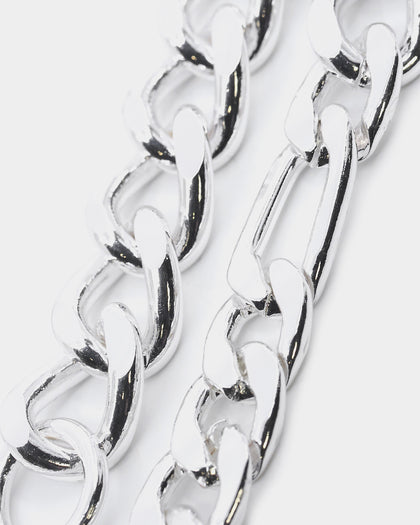 Wild For The Weekend Baller Basketball Bracelet Silver