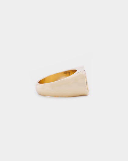 Wild For The Weekend Baller Basketball Ring (Medium) Gold