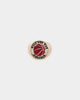 Wild For The Weekend Baller Basketball Signet Ring (Medium) Gold