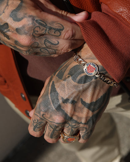 Wild For The Weekend Baller Bear Coin Bracelet Gold