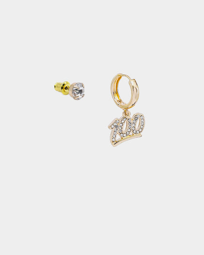 Wild For The Weekend Heaven Sent 100 Earrings Set Gold