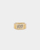 Wild For The Weekend Heaven Sent 100 Signet Ring (Large) Gold