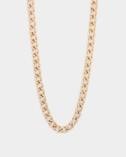 Wild For The Weekend Street Smart Snake Double Necklace Set Gold