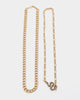 Wild For The Weekend Street Smart Snake Double Necklace Set Gold