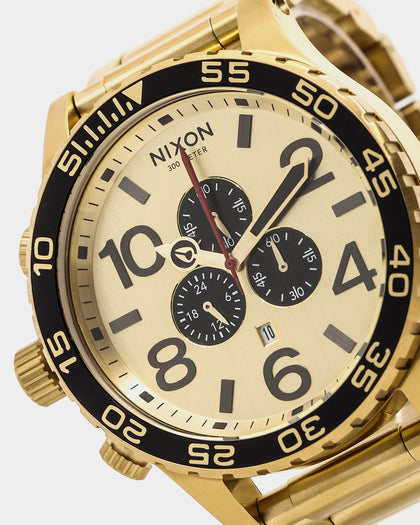 Nixon 51-30 Chrono Watch Gold/Black