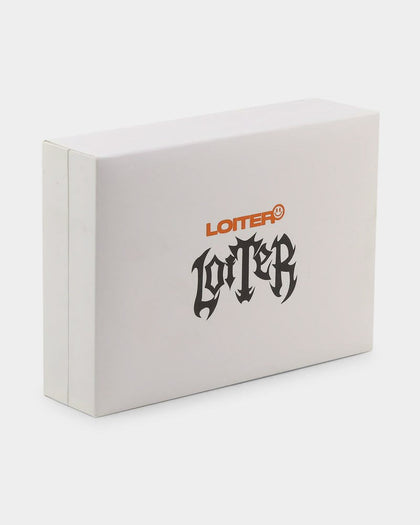 Loiter Padlock Triple Chains Necklace Pack Silver