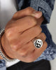 Loiter Yin Yang Ring Silver/Black/White