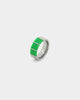 Loiter Mood Ring Silver/Green