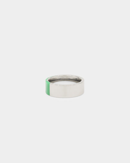 Loiter Mood Ring Silver/Green