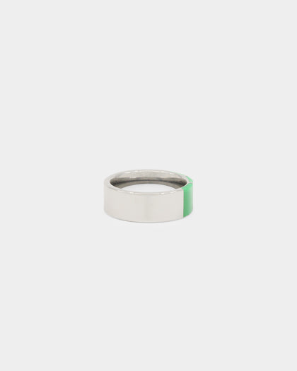 Loiter Mood Ring Silver/Green