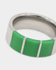 Loiter Mood Ring Silver/Green
