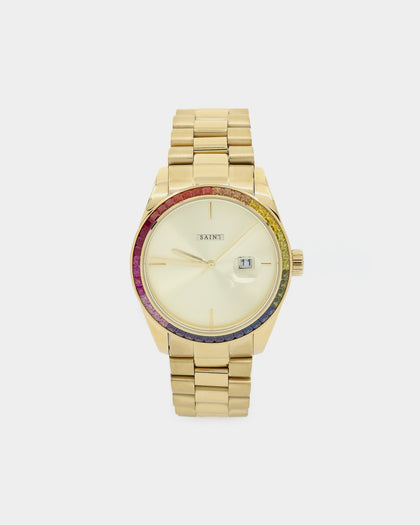 Saint Morta De Couler Watch Gold/Iced Rainbow