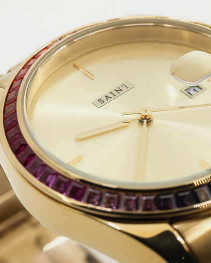 Saint Morta De Couler Watch Gold/Iced Rainbow
