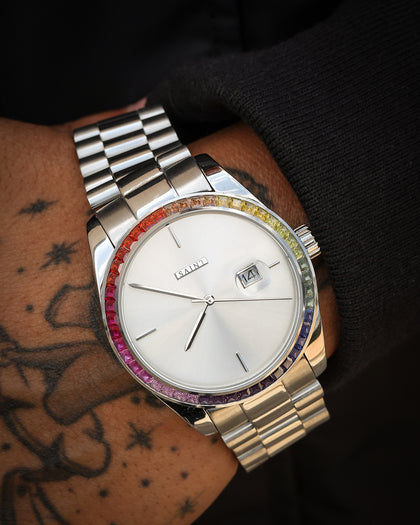 Saint Morta De Couler Watch Silver/Iced Rainbow