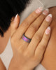 Guess Mainline 8MM X 21MM 4G Pattern Ring Iridescent