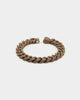 Guess Mainline 12MM X 22.5CM Cuban Peony Bracelet Chocolate Brown